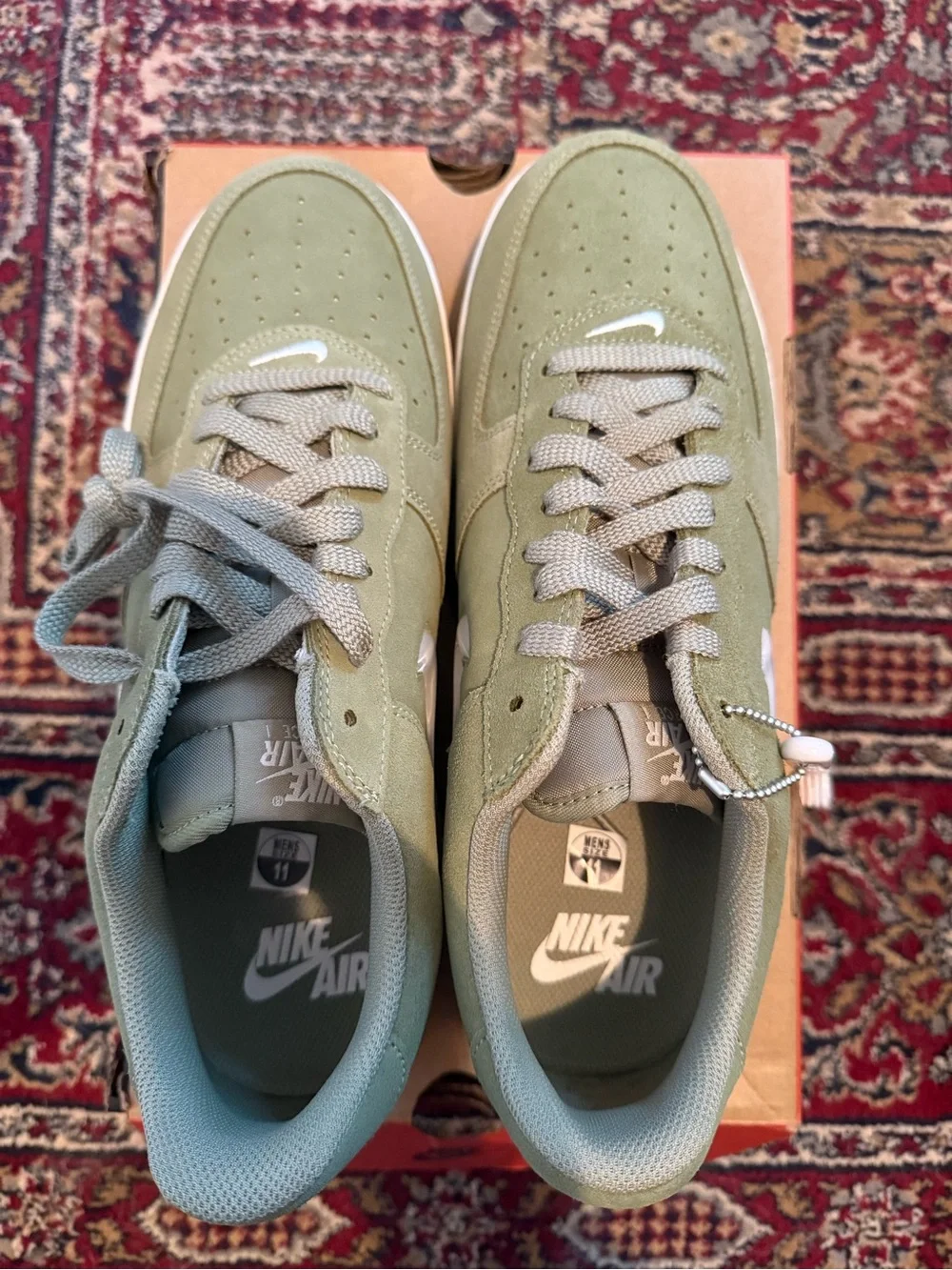Nike Air Force 1 ‘07 Low Color of the Month Jewel Oil Green - Suede Sneakers